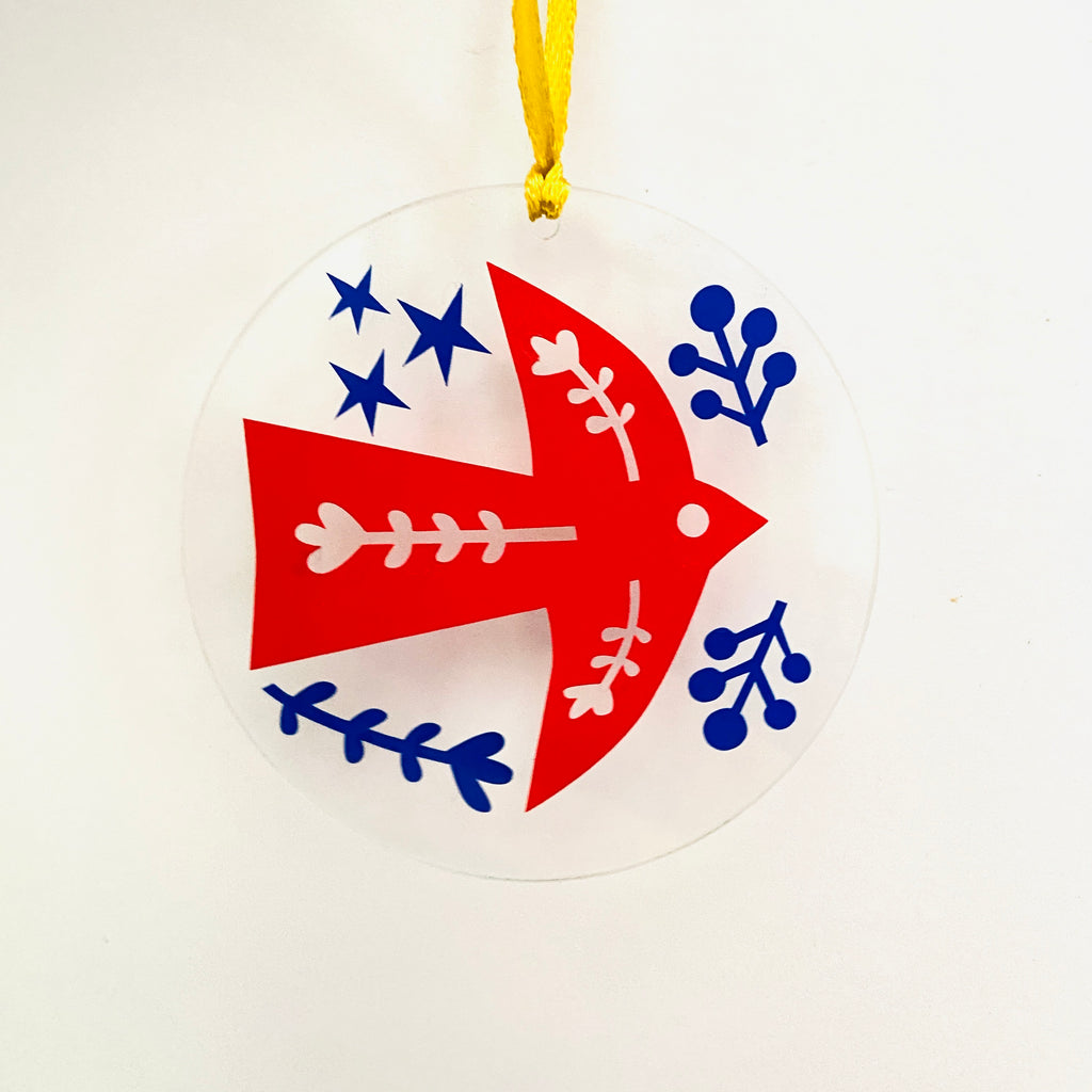 Folk Art Christmas Ornament
