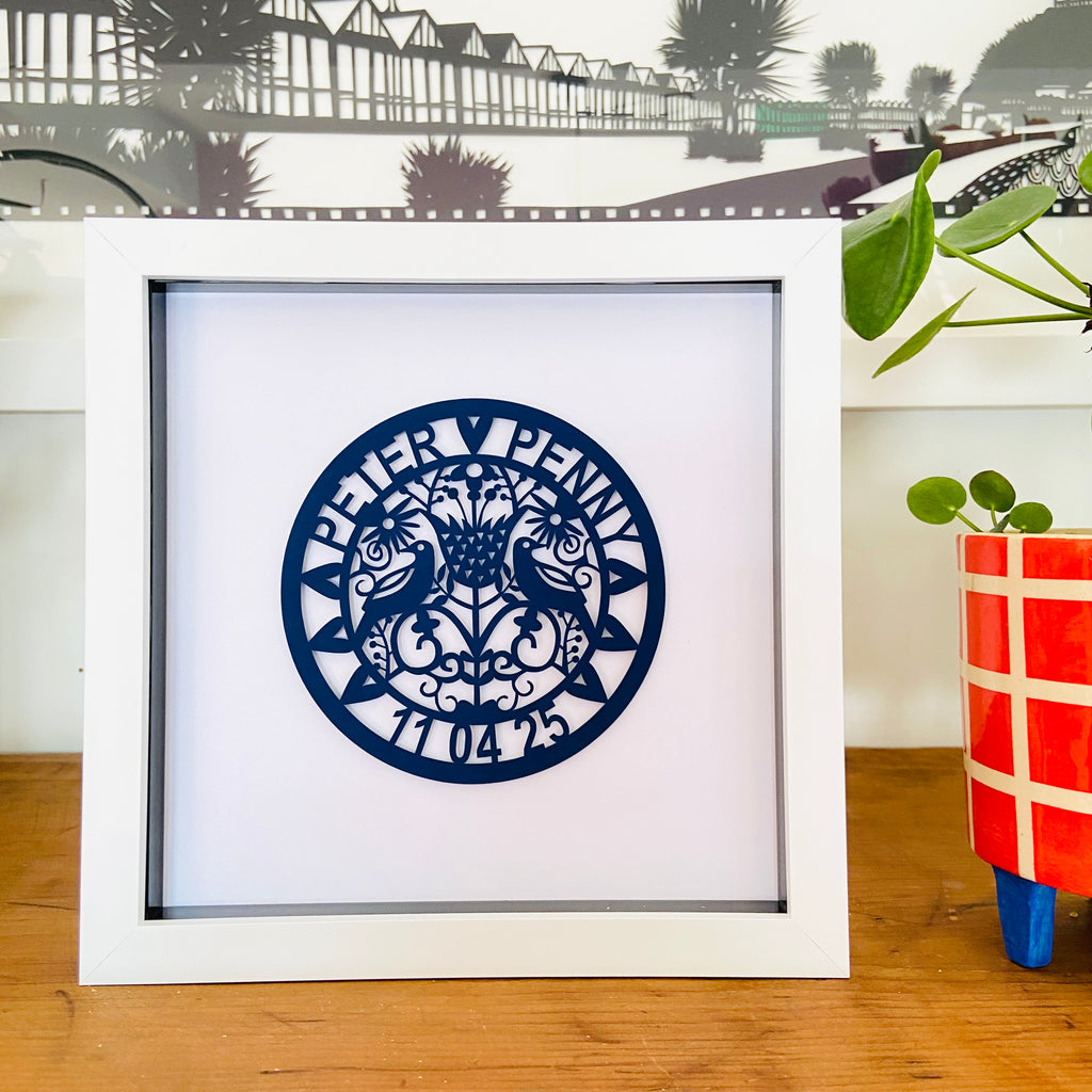 Framed Personalised Wedding Date