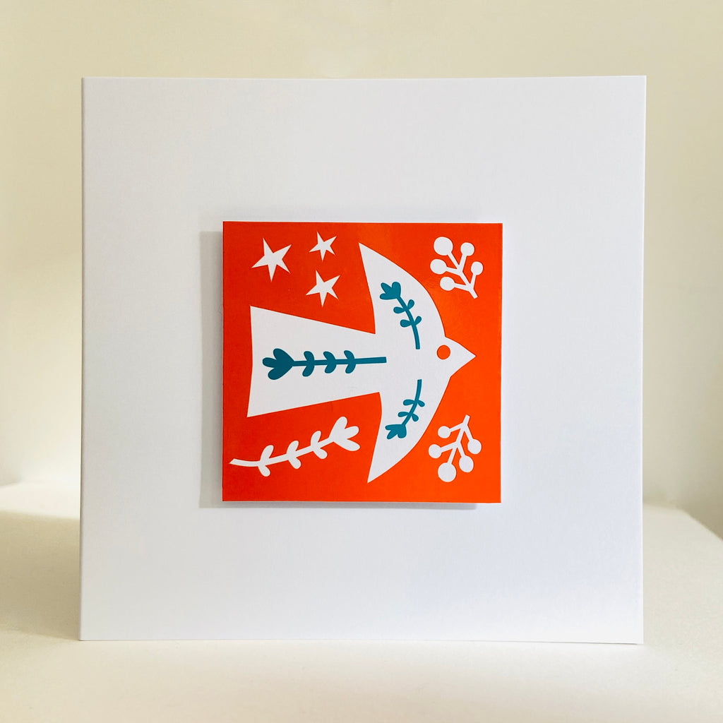 Hand Made Bird Card