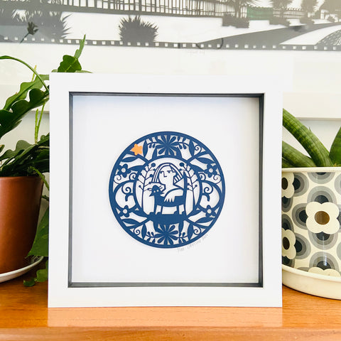 Cat Lady Paper Cut
