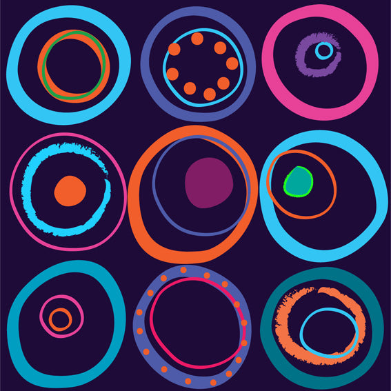 Circles Textile Design