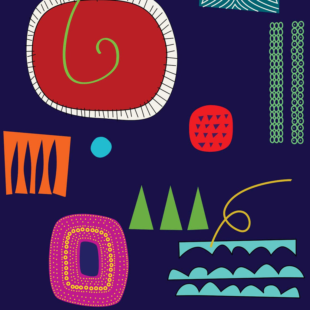 Collage Textile Design