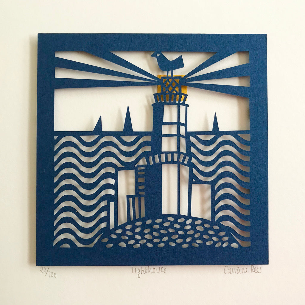 Lighthouse Paper Cut
