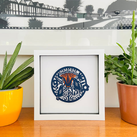 Winter Birds Paper Cut