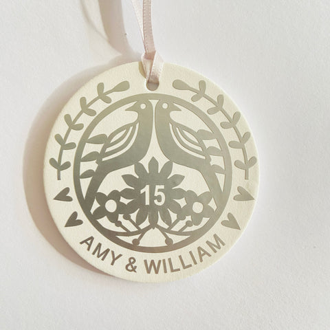 Personalised Ceramic Ornament