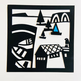 Harbour Paper Cutting Template