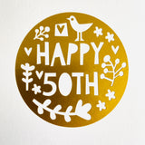 50th Card