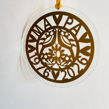 50th Wedding Anniversary Hanging Ornament