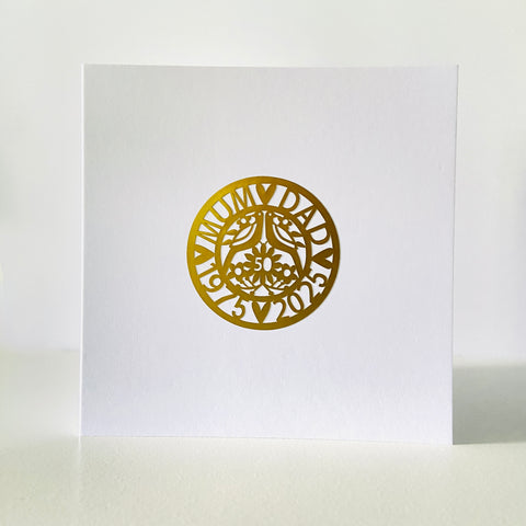 Parents 50th Wedding Anniversary Card