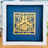 Personalised Papercut Wedding Gift