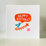 Colourful Handmade Happy Birthday Card