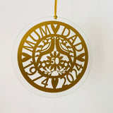 50th Wedding Anniversary Hanging Ornament