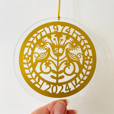 50th Hanging Decoration