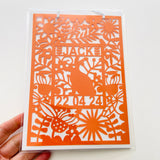 Personalised New Baby Paper Cut Artwork