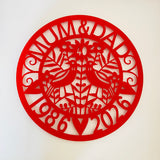 Personalised Ruby Anniversary Paper Cut