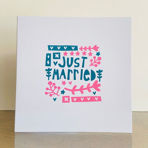 Just Married Card