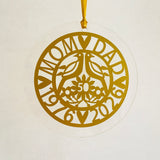 50th Wedding Anniversary Hanging Ornament