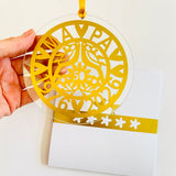 50th Wedding Anniversary Hanging Ornament