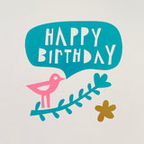 Colourful Handmade Happy Birthday Card
