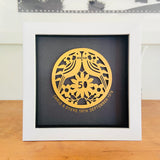 Framed 50th Wedding Anniversary Paper Cut