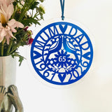 65th Wedding Anniversary Sun Catcher