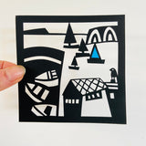 Harbour Paper Cutting Template