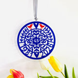 45th Wedding Anniversary Floral Sun Catcher