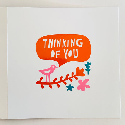 Hand Made Thinking Of You Card