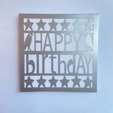 Intricate Cut Out Birthday Card