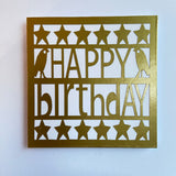Intricate Cut Out Birthday Card
