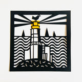 Lighthouse Paper Cutting Template
