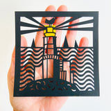 Lighthouse Paper Cutting Template