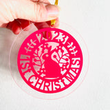 1st Christmas 2023 Perspex Tree Decoration