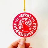 1st Christmas 2023 Perspex Tree Decoration