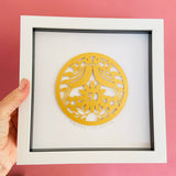 Framed 50th Wedding Anniversary Paper Cut