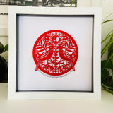 Ruby Anniversary Paper Cut
