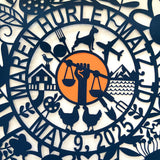 Personalised Framed Bespoke Paper Cut