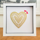 Personalised Gold Heart