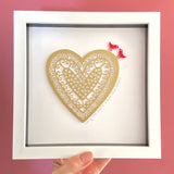 Personalised Gold Heart