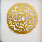 Framed Floral Paper Cut