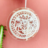 Silver Wedding Anniversary Sun Catcher