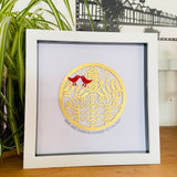 Personalised 50th Anniversary Gift with Names & Date