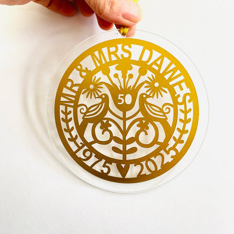 Personalised Glass Keepsake