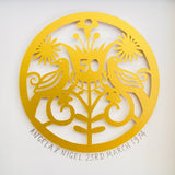 Framed 50th Anniversary Paper Cut
