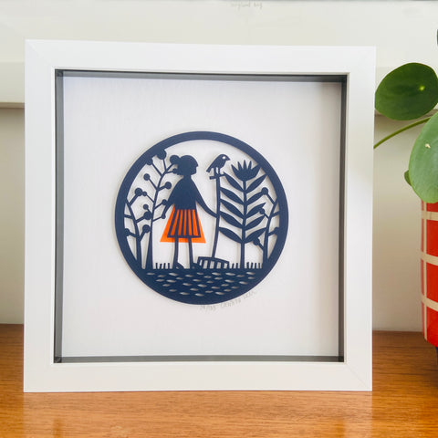 Gardening Paper Cut
