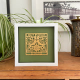 Personalised Papercut Wedding Gift