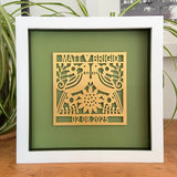 Personalised Papercut Wedding Gift