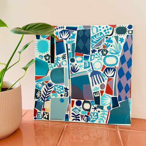 Harlequin Collage