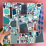 Harlequin Collage