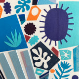 Blue Mosaic Collage